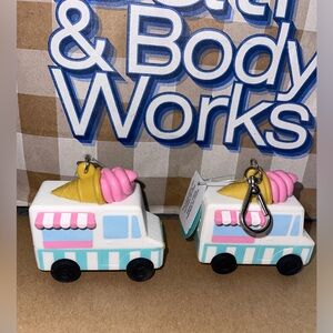 2 ice cream truck Pocketbac holders for hand sanitizers from Bath and body works